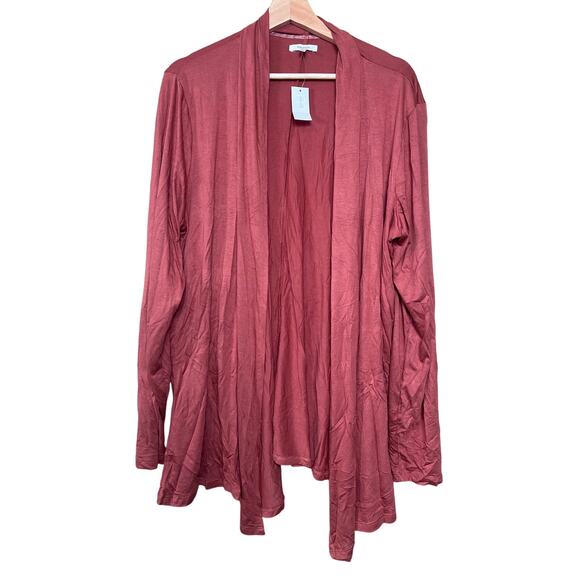 NWT Maurices Maroon Cardigan Women's Size 2XL - Picture 1 of 6
